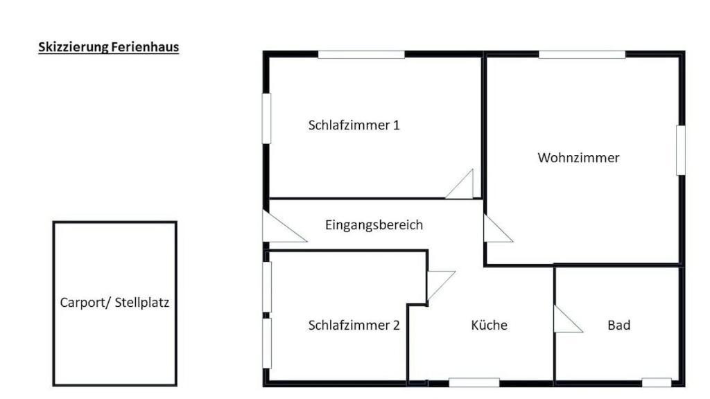 Ferienhaus Flessenow Am Schweriner See Exteriör bild